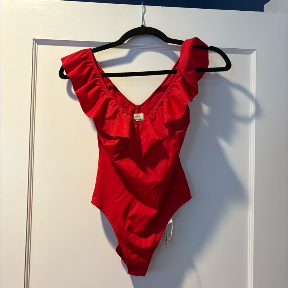 Wilfred red bodysuit